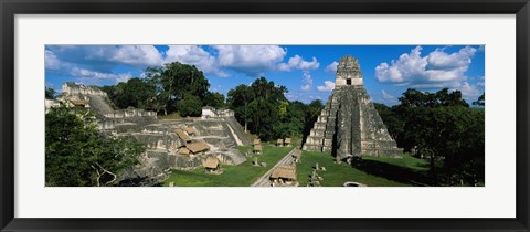 Framed Ruins Of An Old Temple, Tikal, Guatemala Print