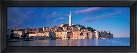 Framed City on the waterfront, Rovinj, Croatia Print