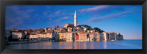 Framed City on the waterfront, Rovinj, Croatia Print