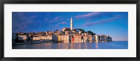 Framed City on the waterfront, Rovinj, Croatia Print