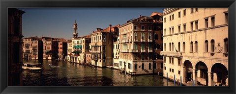 Framed Buildings on the waterfront, Venice, Italy Print