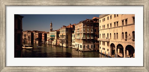Framed Buildings on the waterfront, Venice, Italy Print