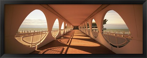 Framed Corridor of a building, Lignano Sabbiadoro, Italy Print