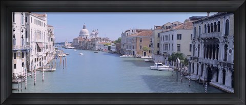 Framed Buildings Along A Canal, Santa Maria Della Salute, Venice, Italy Print
