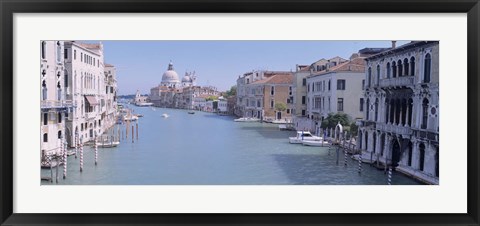 Framed Buildings Along A Canal, Santa Maria Della Salute, Venice, Italy Print