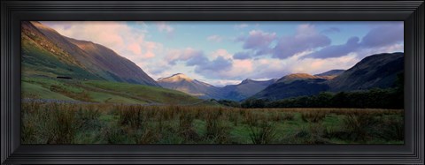 Framed Mountains On A Landscape, Glen Nevis, Scotland, United Kingdom Print