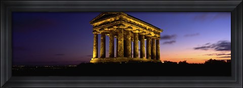 Framed Low Angle View Of A Building, Penshaw Monument, Durham, England, United Kingdom Print