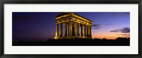 Framed Low Angle View Of A Building, Penshaw Monument, Durham, England, United Kingdom Print