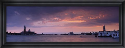 Framed Clouds Over A River, Venice, Italy Print