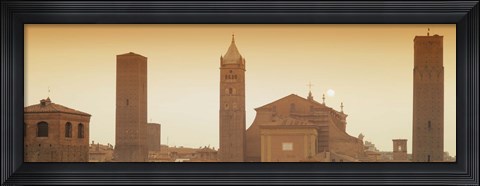 Framed Buildings in a city, Bologna, Italy Print