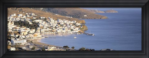 Framed Batsi, Andros Island, Cyclades Islands, Greece Print