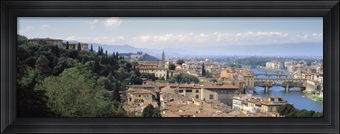 Framed High Angle View of Florence, Tuscany, Italy Print