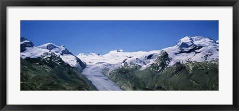 Framed Snow Covered Mountain Range Matterhorn, Switzerland Print