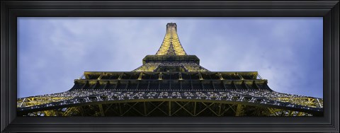 Framed Low Angle View Of The Eiffel Tower, Paris, France Print