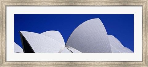 Framed High Section View Of An Opera House, Sydney Opera House, Sydney, New South Wales, Australia Print