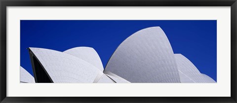 Framed High Section View Of An Opera House, Sydney Opera House, Sydney, New South Wales, Australia Print