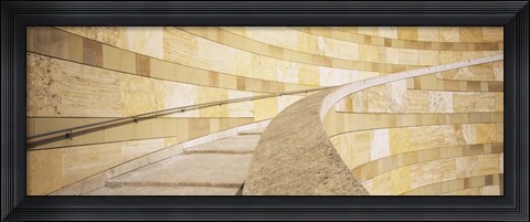 Framed Low Angle View Of A Staircase, Staatsgalerie, Stuttgart, Germany Print