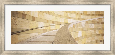 Framed Low Angle View Of A Staircase, Staatsgalerie, Stuttgart, Germany Print
