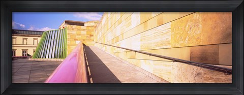 Framed Low Angle View Of An Art Museum, Staatsgalerie, Stuttgart, Germany Print