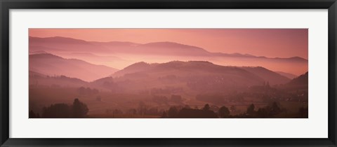 Framed High angle view of a forest, St. Peter, Black Forest, Germany Print