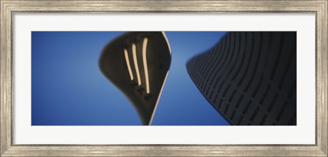 Framed Low Angle View Of A Concert Hall, Freiburg, Germany Print