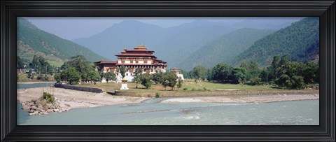 Framed Punakha Dzong, Punakha, Bhutan Print