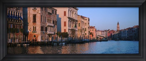Framed Buildings at the waterfront, Grand Canal, Venice, Italy Print