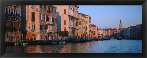 Framed Buildings at the waterfront, Grand Canal, Venice, Italy Print