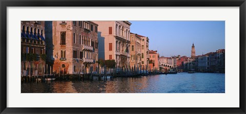 Framed Buildings at the waterfront, Grand Canal, Venice, Italy Print