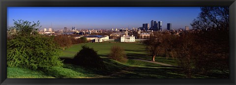 Framed Greenwich Park, Greenwich, London, England, United Kingdom Print