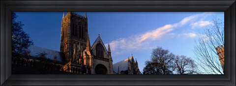 Framed High Section View Of A Cathedral, Lincoln Cathedral, Lincolnshire, England, United Kingdom Print