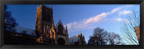 Framed High Section View Of A Cathedral, Lincoln Cathedral, Lincolnshire, England, United Kingdom Print