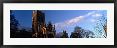 Framed High Section View Of A Cathedral, Lincoln Cathedral, Lincolnshire, England, United Kingdom Print