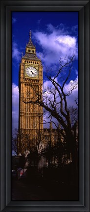 Framed Low Angle View Of Big Ben, London, England, United Kingdom Print