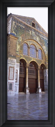 Framed Mosaic facade of a mosque, Umayyad Mosque, Damascus, Syria Print