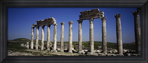 Framed Cardo Maximus Ruins, Apamea, Syria Print