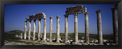 Framed Cardo Maximus Ruins, Apamea, Syria Print