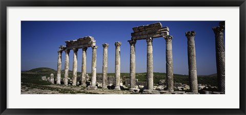 Framed Cardo Maximus Ruins, Apamea, Syria Print