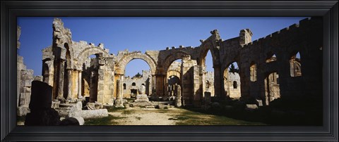 Framed St. Simeon The Stylite Abbey, Aleppo, Syria Print