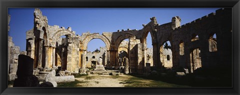 Framed St. Simeon The Stylite Abbey, Aleppo, Syria Print