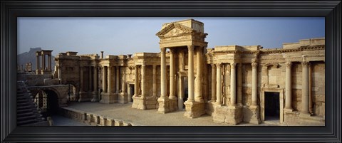 Framed Facade of a building, Palmyra, Syria Print