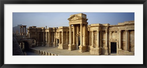 Framed Facade of a building, Palmyra, Syria Print