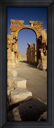 Framed Old Ruins Palmyra, Syria (vertical) Print