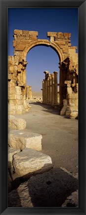 Framed Old Ruins Palmyra, Syria (vertical) Print