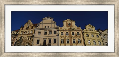 Framed Low angle view of buildings, Prague Old Town Square, Old Town, Prague, Czech Republic Print