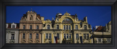 Framed High section view of buildings, Prague Old Town Square, Old Town, Prague, Czech Republic Print