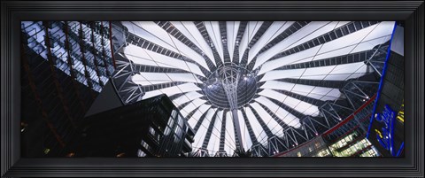Framed Interiors of a shopping mall, Sony Center, Potsdamer Platz, Berlin, Germany Print