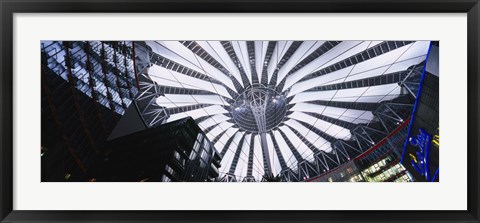 Framed Interiors of a shopping mall, Sony Center, Potsdamer Platz, Berlin, Germany Print