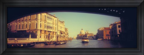 Framed City viewed through a bridge, Ponte Dell&#39;Accademia, Venice, Veneto, Italy Print