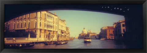 Framed City viewed through a bridge, Ponte Dell&#39;Accademia, Venice, Veneto, Italy Print